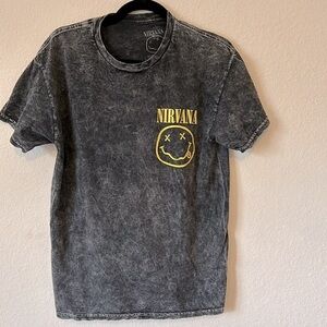 Nirvana Acid Wash Short-Sleeve T-Shirt